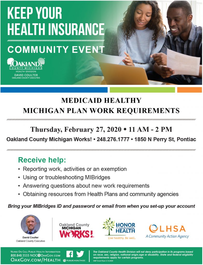 Medicaid Healthy Michigan Plan Honor Community Health