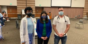 Congresswoman Haley Stevens attends COVID-19 Vaccine Clinic in Partnership with Oakland Schools
